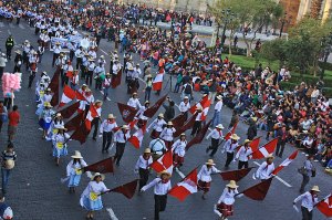 Desfile en Arequipa
